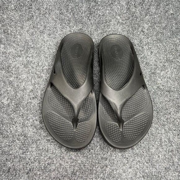 Oofos Original Sandals Men\'s 9 Black Athletic Sport Running‎ Recovery Flip Flops main image 4